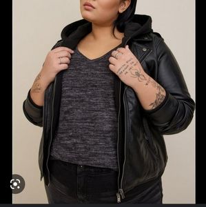 Torrid faux leather jacket